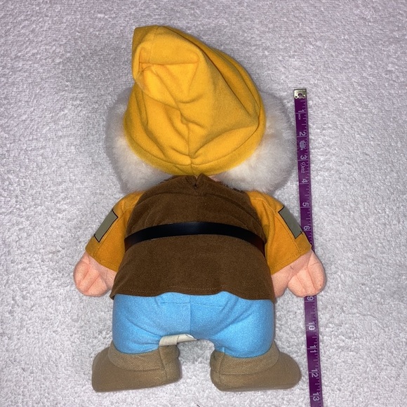 RARE Vintage Disneyland Walt Disney Co. HAPPY 13” Plush Doll Snow White 7 Dwarfs - Picture 3 of 4